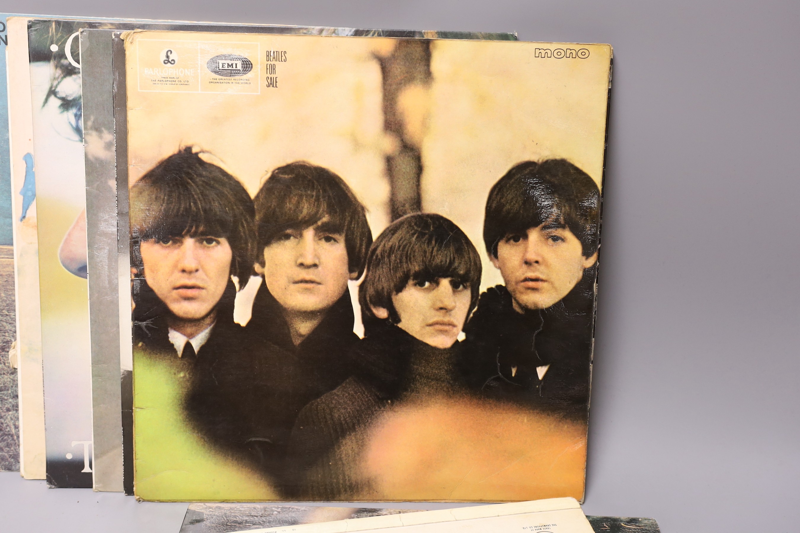 A group of Beatles and related vinyl LP's